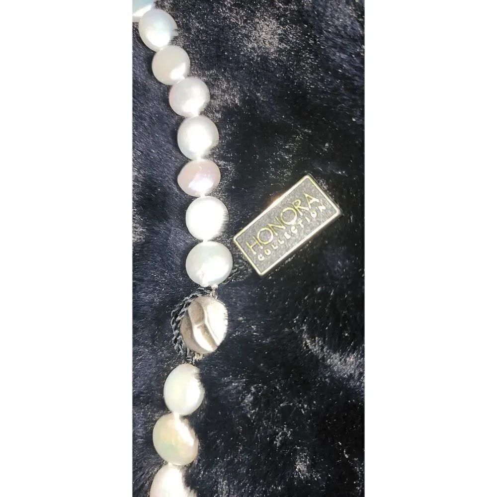 Honora Sand Dollar Style Pearl Necklace - Picture 2 of 7